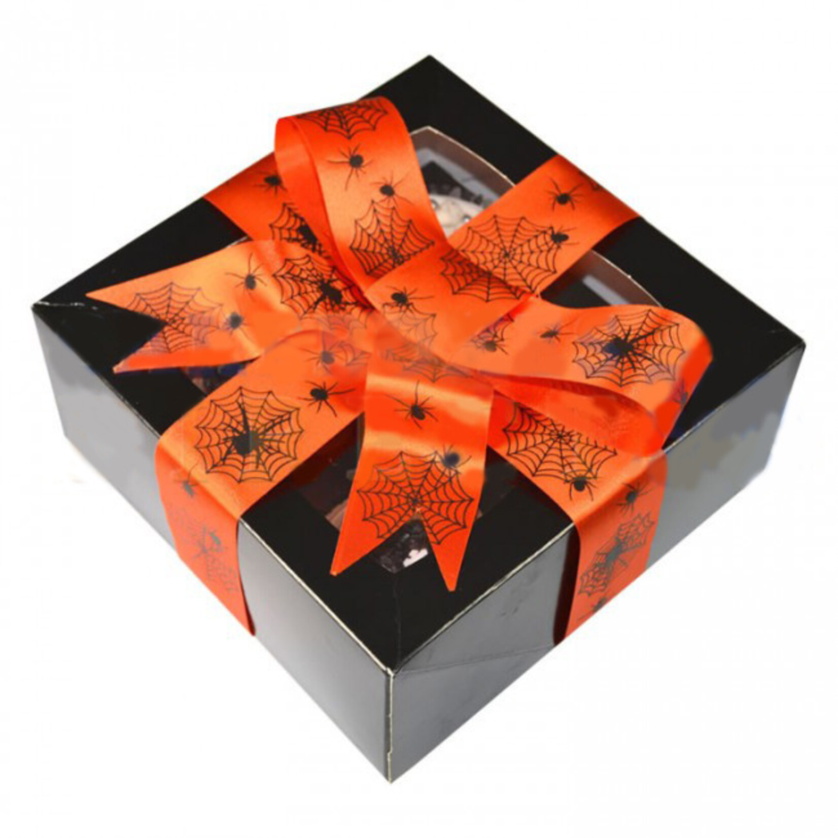 Cupcakedozen.nl Zwarte doos voor 4 cupcakes (25 stuks)