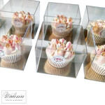 Cupcakedozen.nl Transparante kubus voor 1 cupcake (100 st.)
