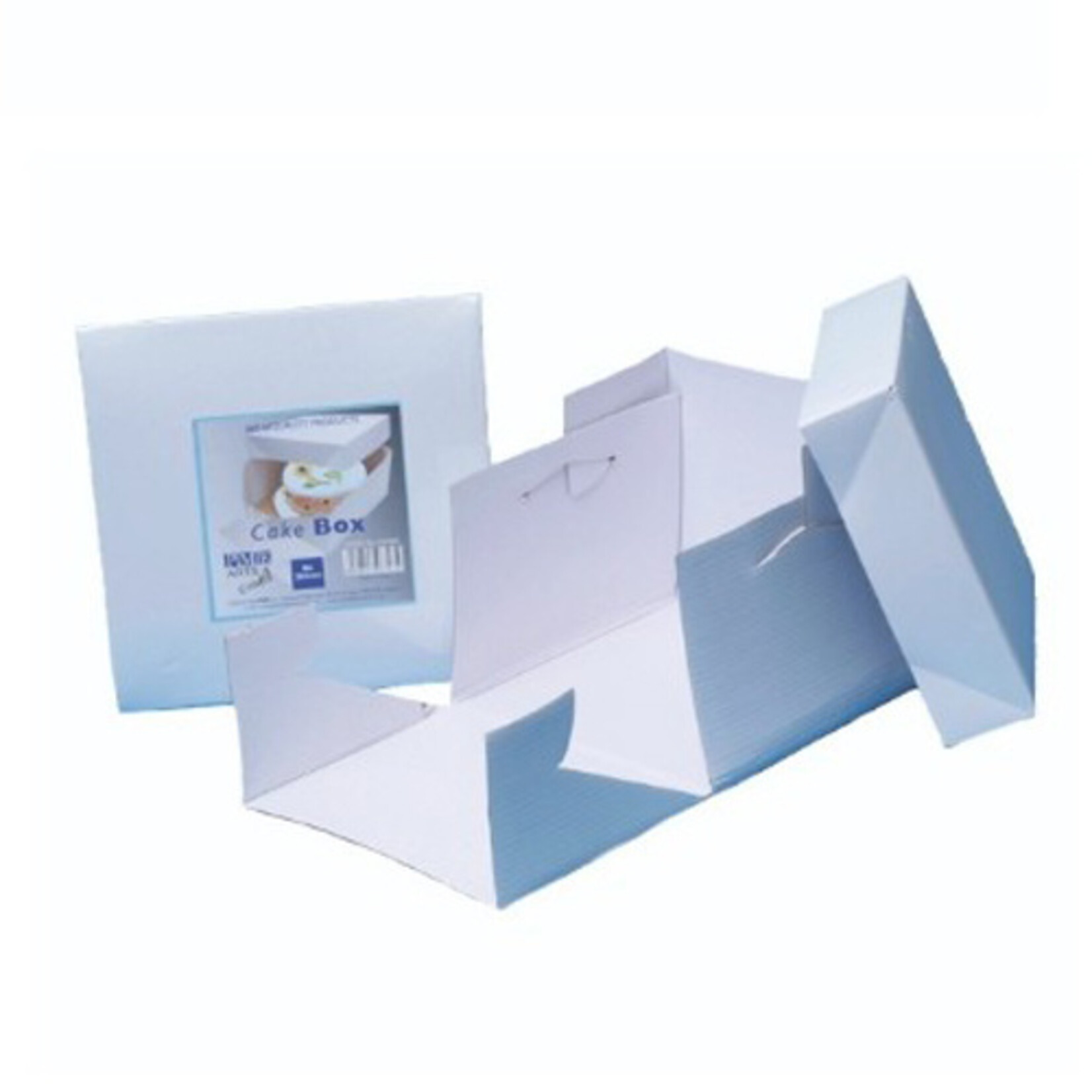 Cupcakedozen.nl Kleine taartdoos - 17x17x15 cm (per 12 stuks)