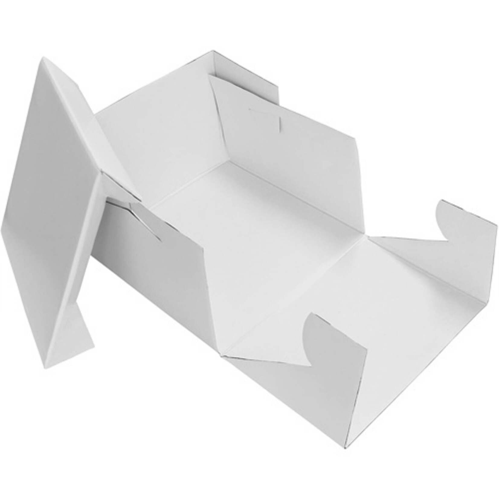 Cupcakedozen.nl Kleine taartdoos - 17x17x15 cm (per 12 stuks)