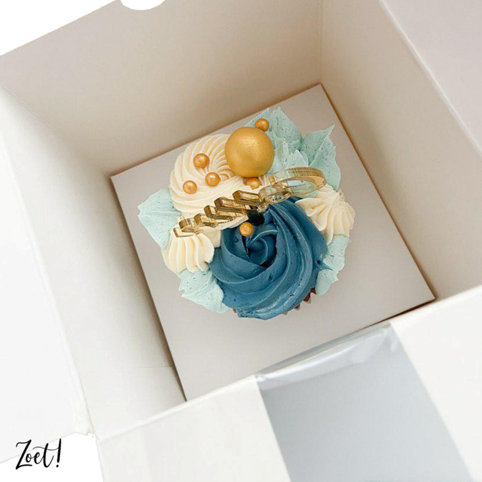 Cupcakedozen.nl Voordelige doos voor 1 cupcake (per 10 stuks)