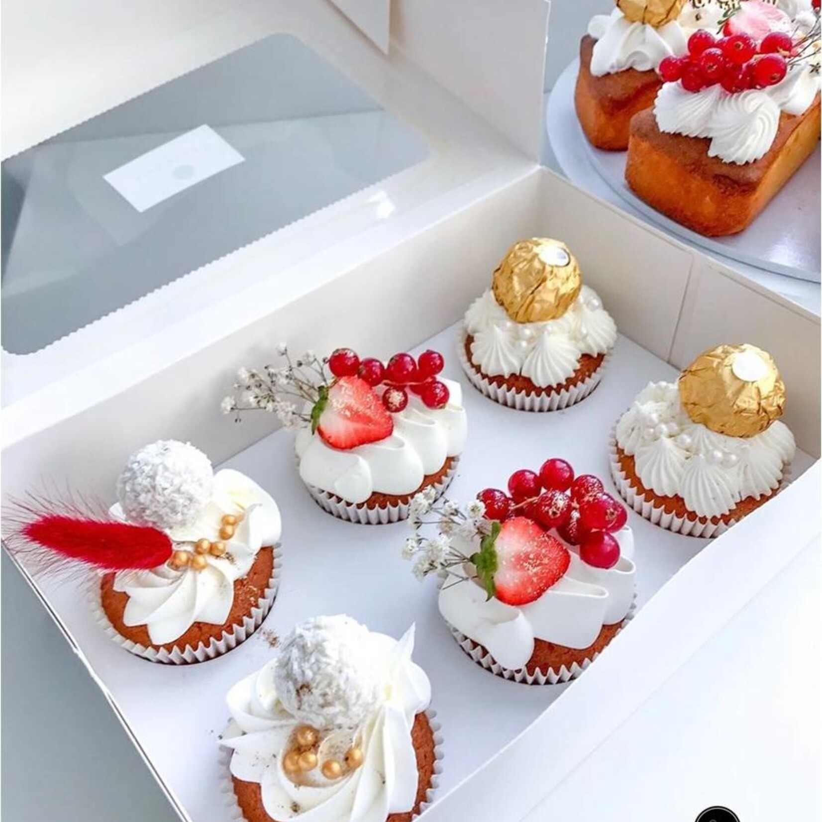 Cupcakedozen.nl Voordelige doos voor 6 cupcakes (per 10 stuks)