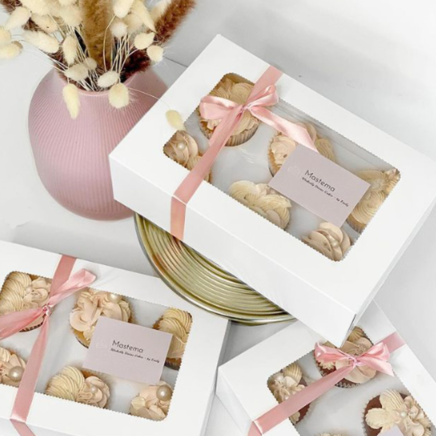 Cupcakedozen.nl Voordelige doos voor 6 cupcakes (per 10 stuks)