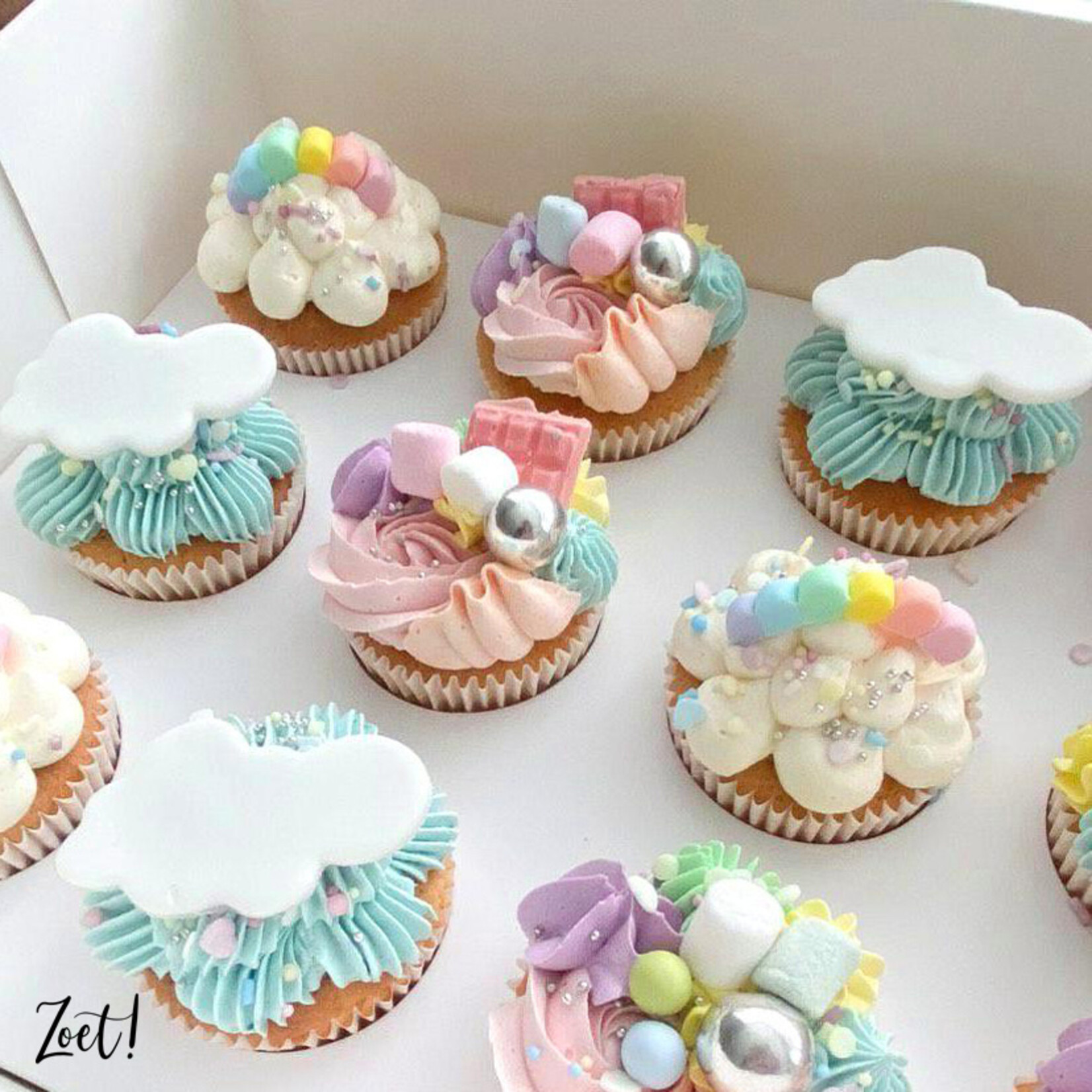 Cupcakedozen.nl Voordelige doos voor 12 cupcakes (per 10 stuks)