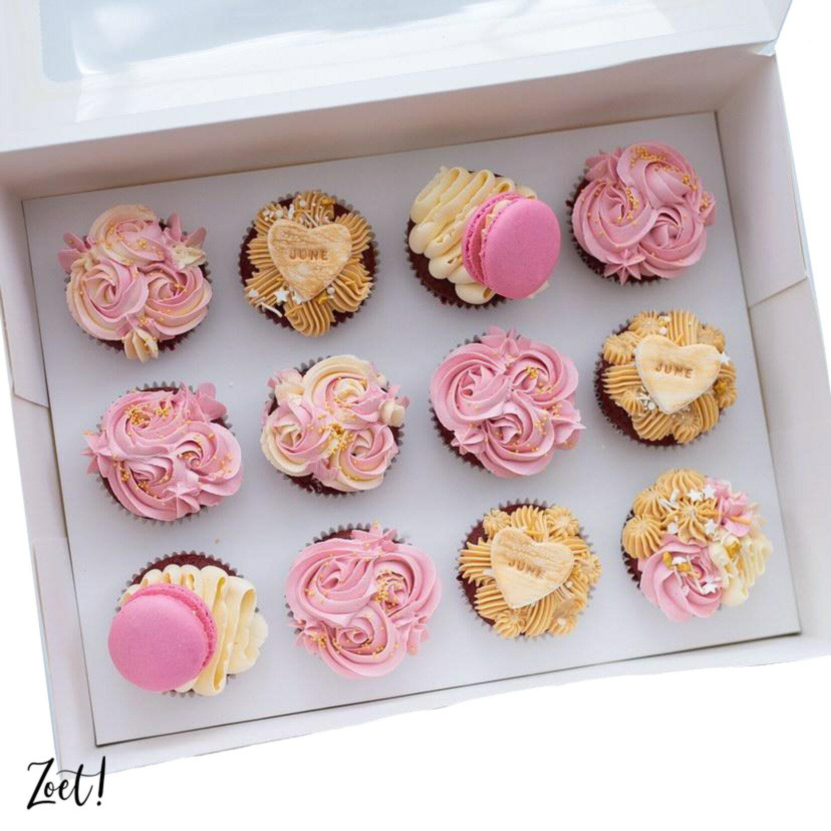 Cupcakedozen.nl Voordelige doos voor 12 cupcakes (per 10 stuks)
