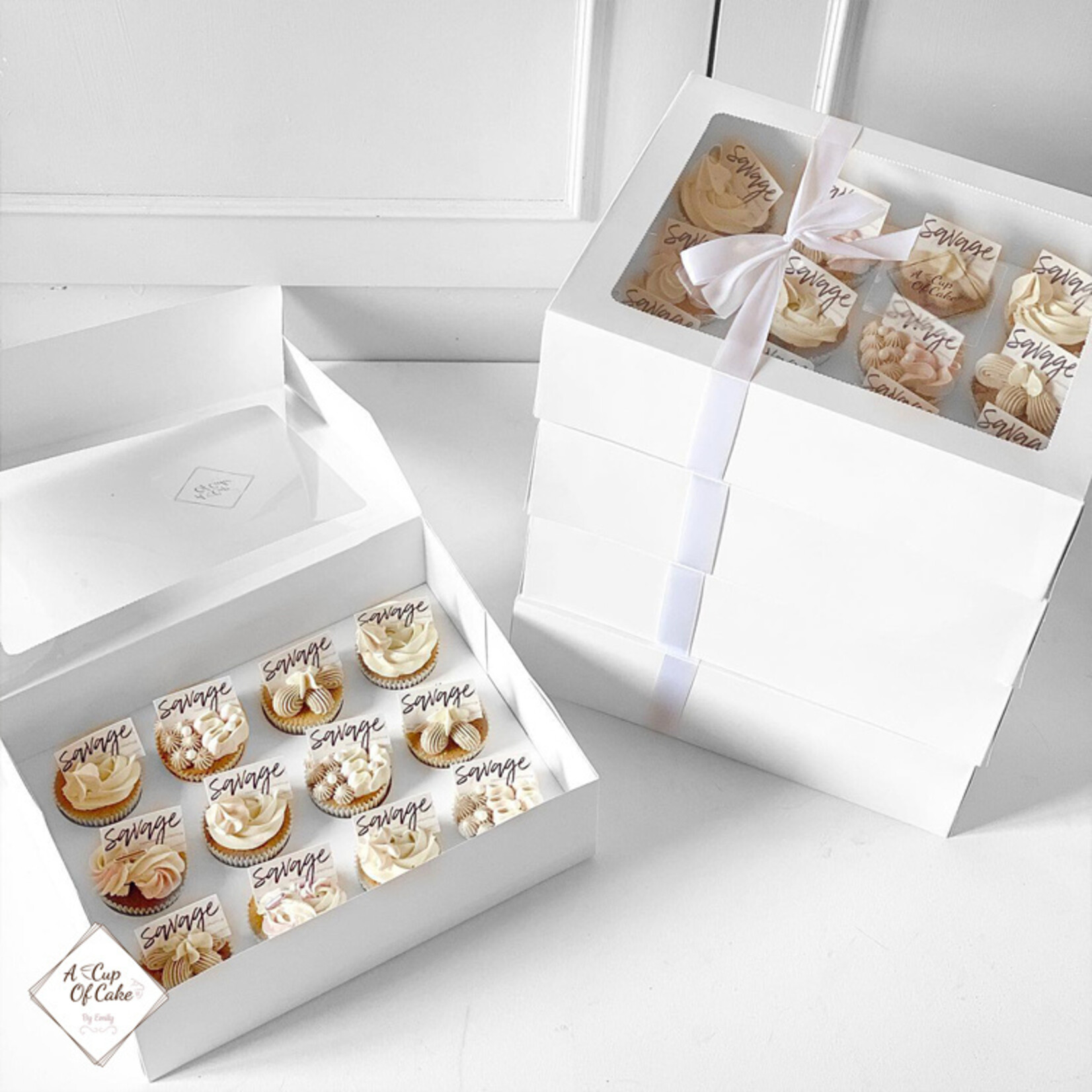 Cupcakedozen.nl Voordelige doos voor 12 cupcakes (per 10 stuks)