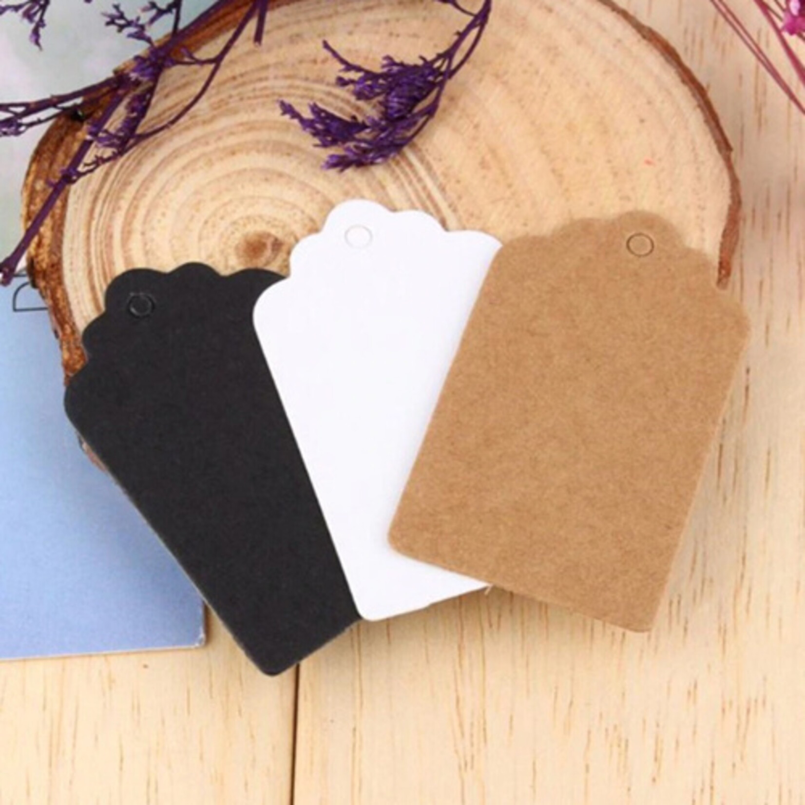 Cupcakedozen.nl Labels rechthoek 5x3cm (per 100 stuks)