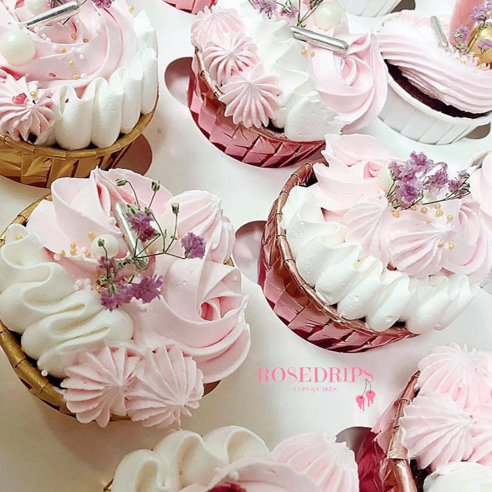 Cupcakedozen.nl OP=OP Cupcake bakjes roze (50 stuks)