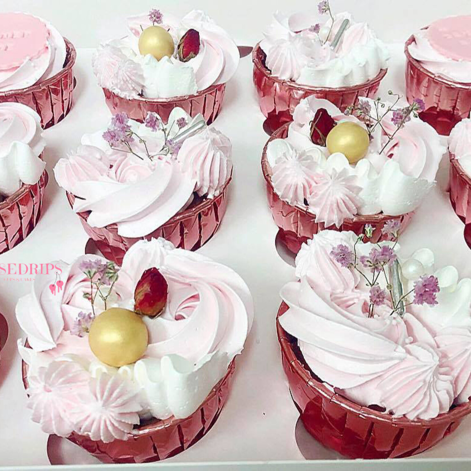 Cupcakedozen.nl OP=OP Cupcake bakjes roze (50 stuks)