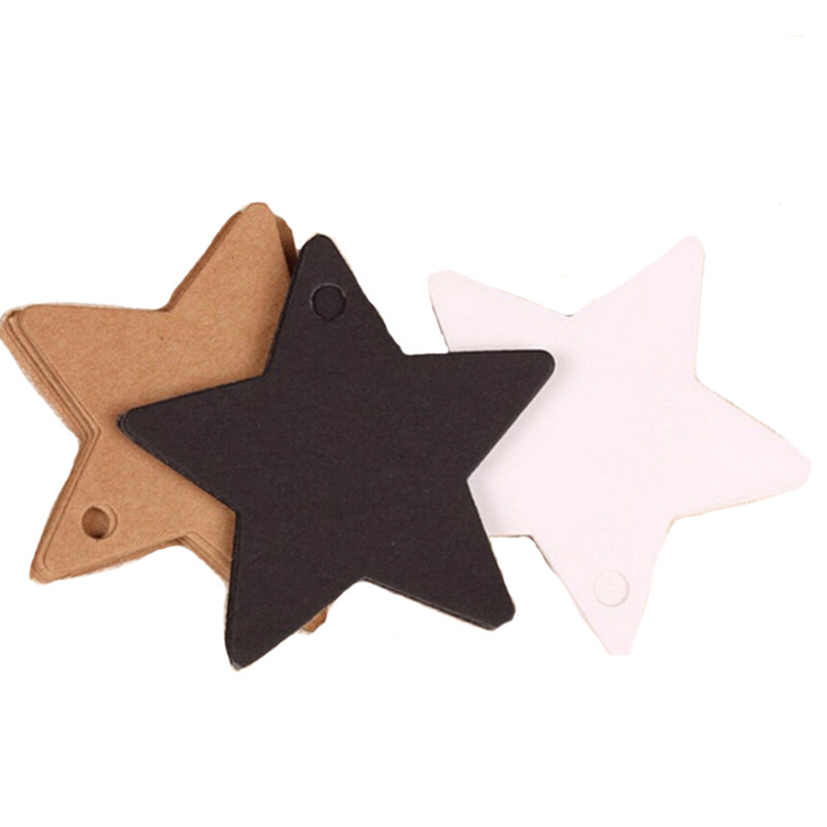 Cupcakedozen.nl Labels sterren (per 50 stuks)