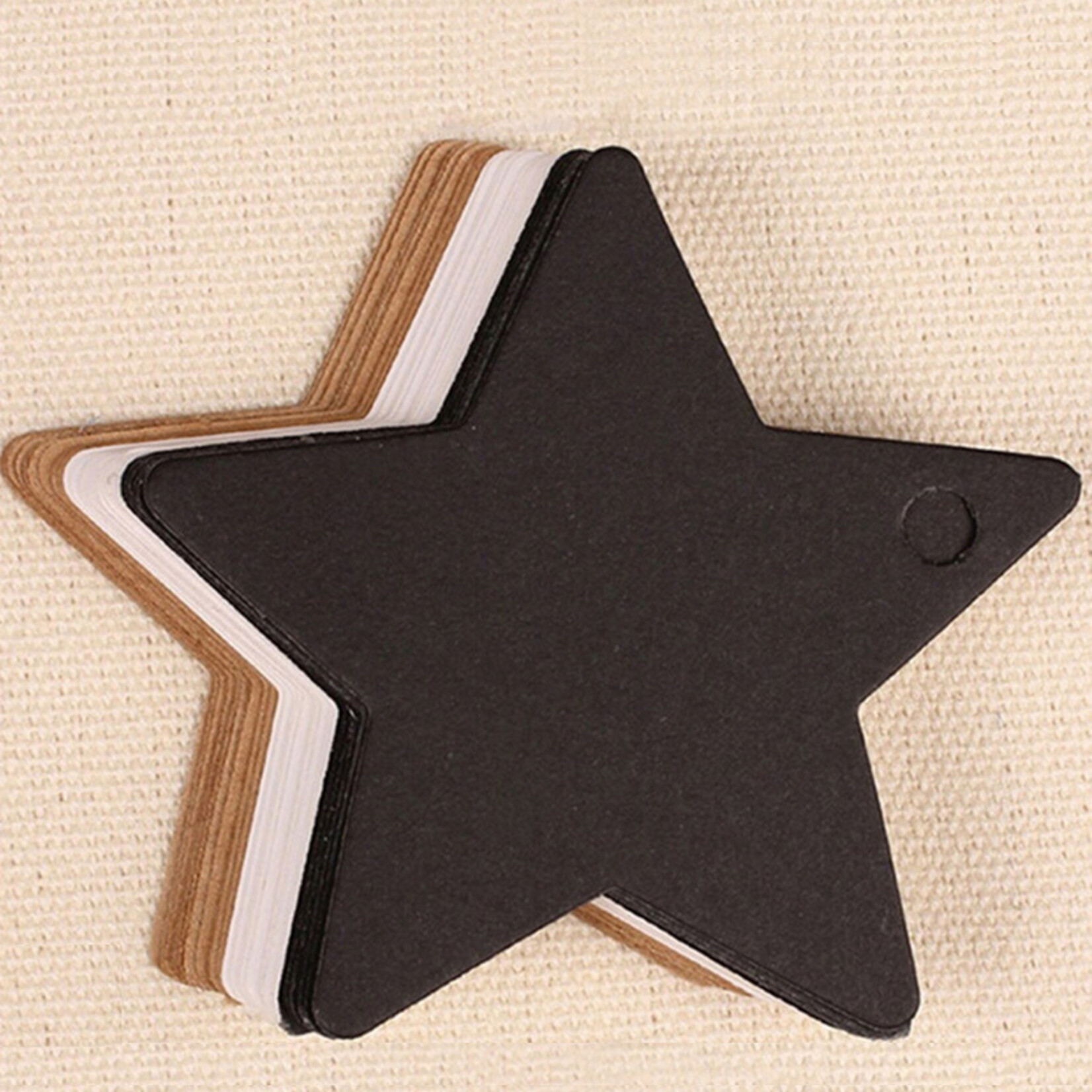 Cupcakedozen.nl Labels sterren (per 50 stuks)