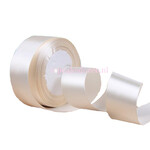 Cupcakedozen.nl Lint satijn - Ivoor (25mm)