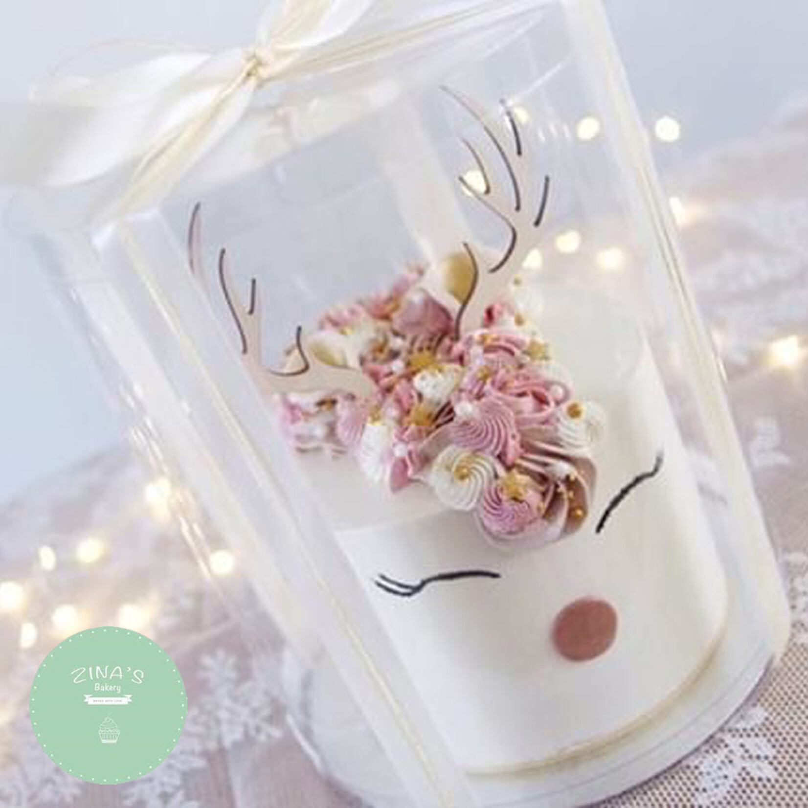 Cupcakedozen.nl Lint satijn - Ivoor (25mm)