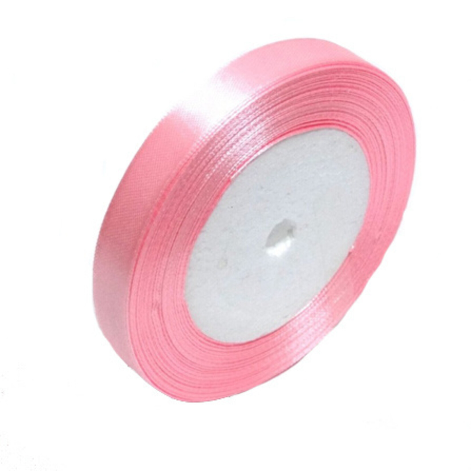 Cupcakedozen.nl Lint satijn - Lichtroze (25mm)