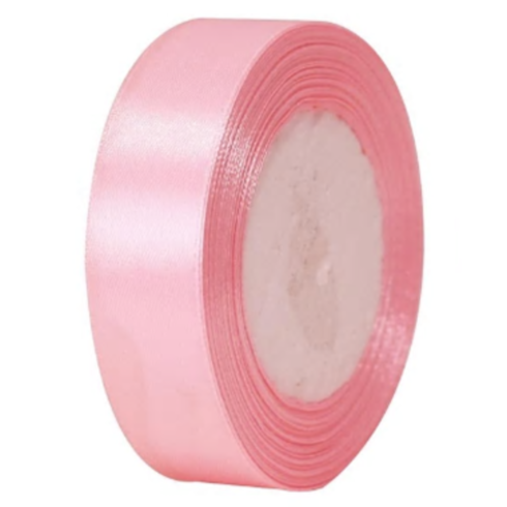 Cupcakedozen.nl Lint satijn - Lichtroze (25mm)
