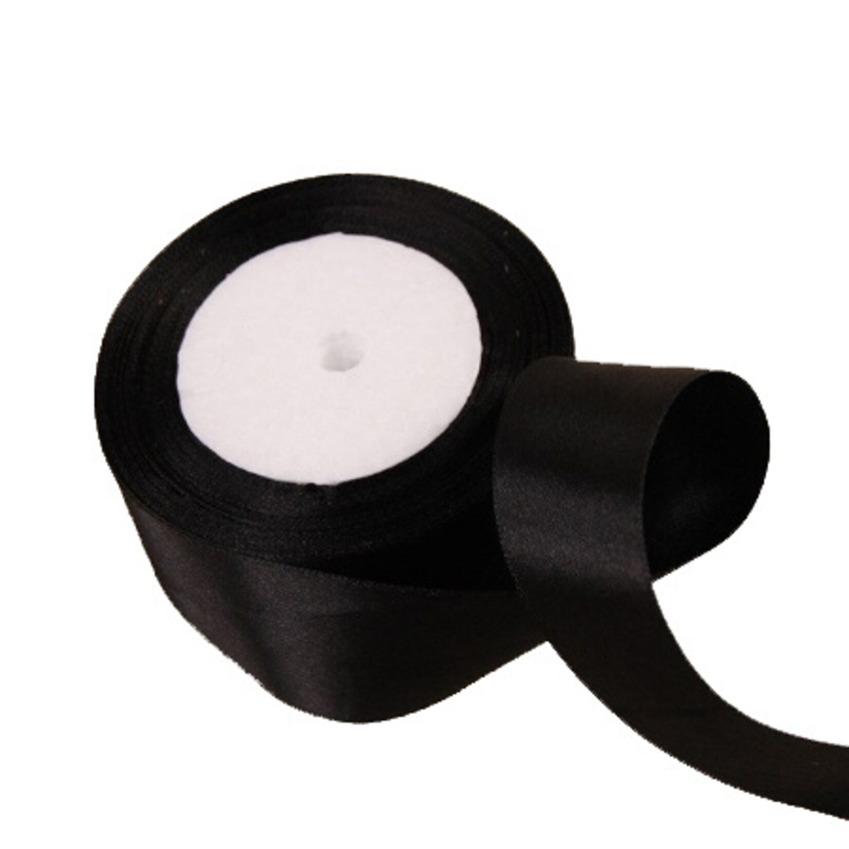 Cupcakedozen.nl Lint satijn - Zwart