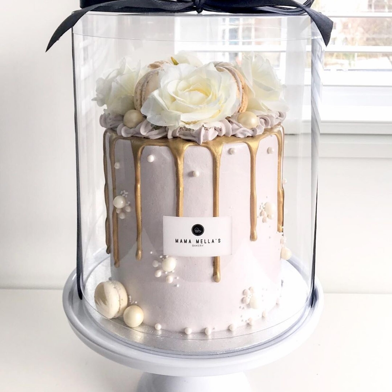 Cupcakedozen.nl Lint satijn - Zwart