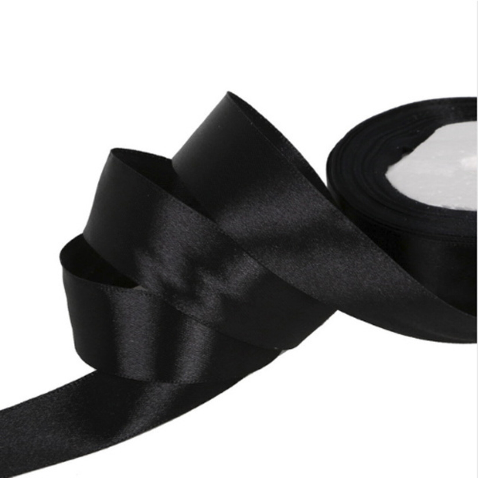 Cupcakedozen.nl Lint satijn - Zwart