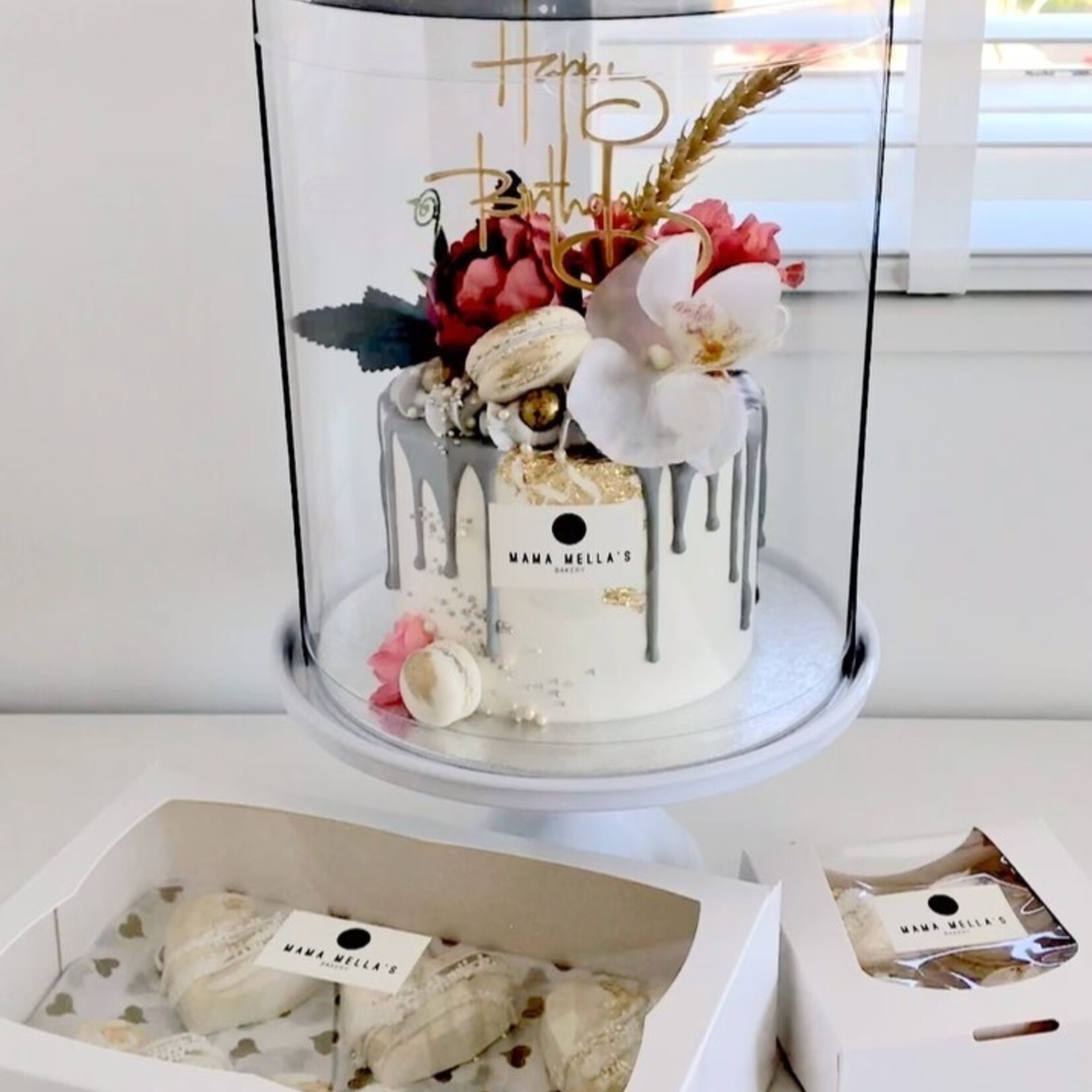 Cupcakedozen.nl Lint satijn - Zwart