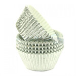 Cupcakedozen.nl Metallic baking cups - zilver (500 stuks)