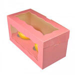 Cupcakedozen.nl Roze doos voor 2 cupcakes (25 st.)