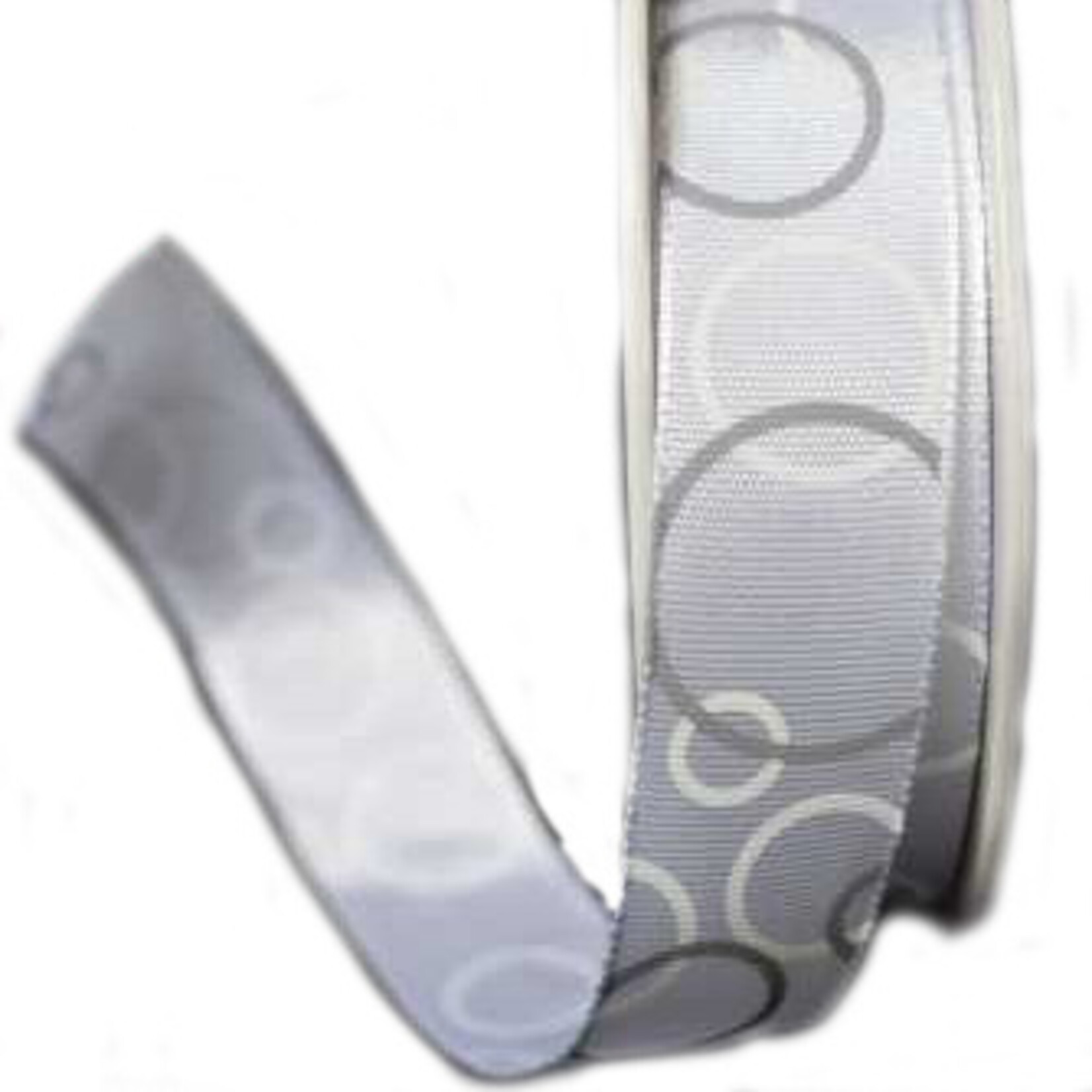 Cupcakedozen.nl Lint - cirkels wit (25mm x 20m)