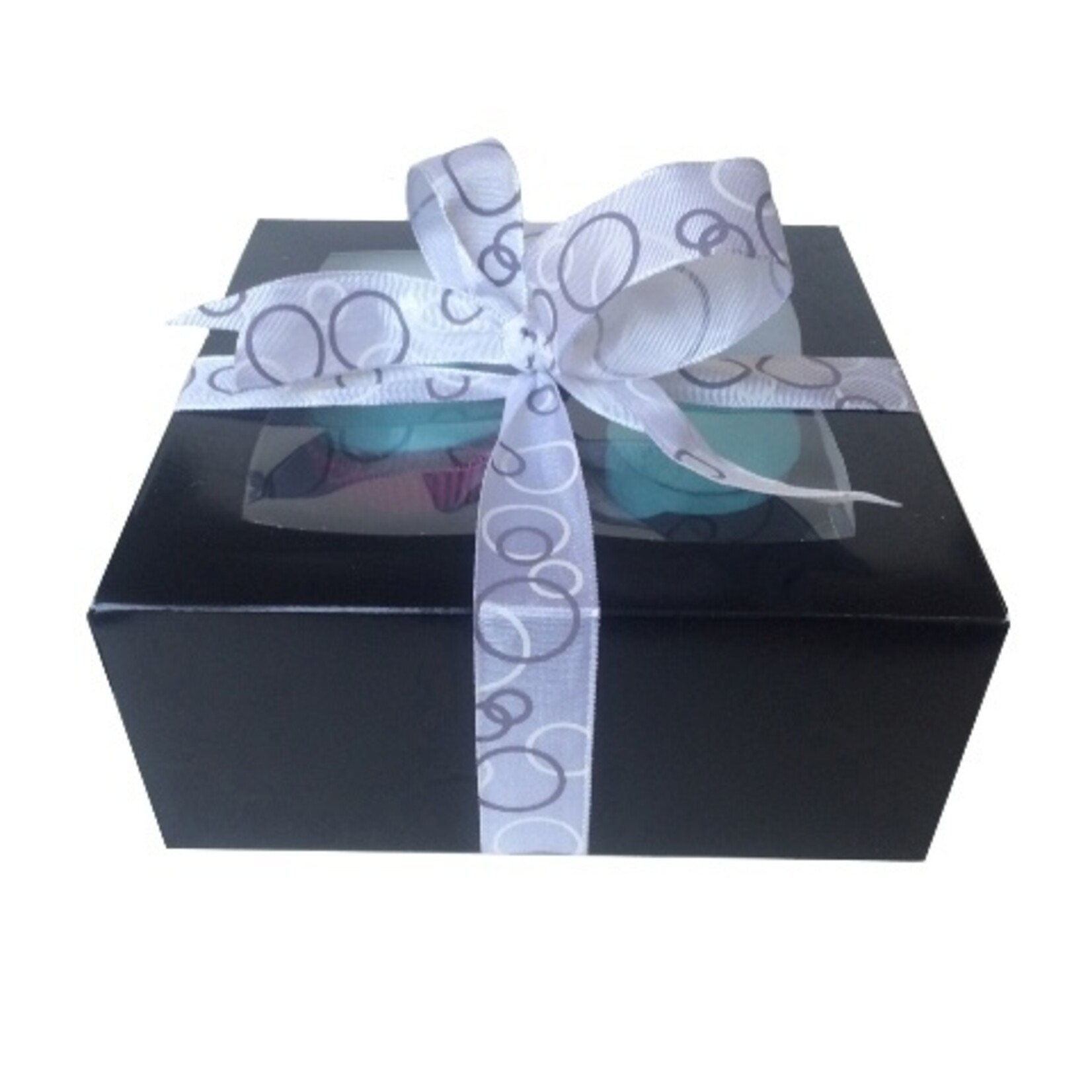 Cupcakedozen.nl Lint - cirkels wit (25mm x 20m)