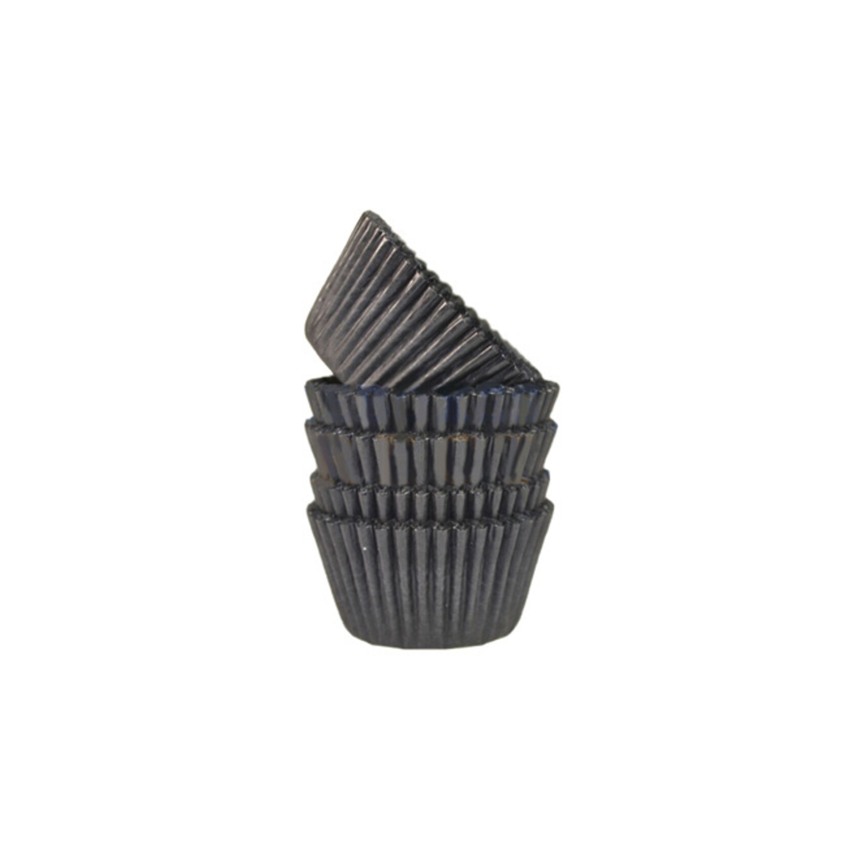 Cupcakedozen.nl Zwarte mini baking cups (500 stuks)