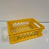Emtrade 40x30x12 kunststof krat, geel, PP, geperforeerd, gebruikt Emtrade 40x30x12 kunststof krat, geel, PP, geperforeerd, gebruikt