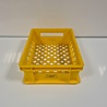 Emtrade 40x30x12 kunststof krat, geel, PP, geperforeerd, gebruikt Emtrade 40x30x12 kunststof krat, geel, PP, geperforeerd, gebruikt
