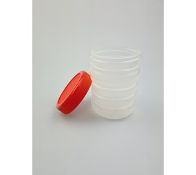 Emtrade 500ml plastic PP potten met schroefdeksel, hot fill Emtrade 500ml plastic PP potten met schroefdeksel, hot fill