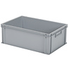 Emtrade (Nieuw) Stapelbak, 600x400x220 mm, euronorm, grijs pp, nieuw