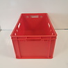 Kruizinga 60x40x30 stapelbare E3 vleeskrat, open handgrepen, rood, HDPE, gebruikt Kruizinga 60x40x30 stapelbare E3 vleeskrat, open handgrepen, rood, HDPE, gebruikt