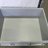 Engels Stapelbak met oplegdeksel, 800x600x320 mm, euronorm, grijs pp, gebruikt Engels Stapelbak met oplegdeksel, 800x600x320 mm, euronorm, grijs pp, gebruikt