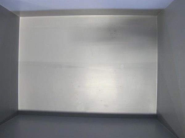 Engels Stapelbak met deksel, 800x600x320 mm, euronorm, grijs pp, gebruikt