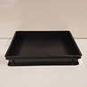 Emtrade Stapelbak, 600x400x120 mm, euronorm, zwart pp, gebruikt