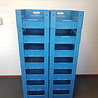 Emtrade 60x40x21 Grijpbak, blauw, PP, vlakke bodem, gebruikt Emtrade 60x40x21 Grijpbak, blauw, PP, vlakke bodem, gebruikt