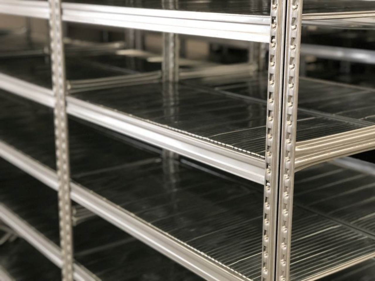 Metalsistem Metalsistem S1 Legbordstelling 2500x1200x600 mm, gebruikt