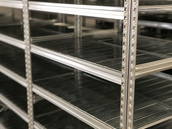 Metalsistem Metalsistem S1 Legbordstelling 2500x1200x600 mm, gebruikt