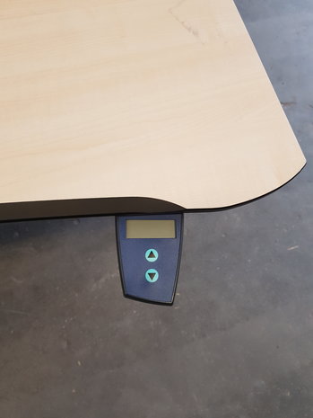 Aspa Elektrisch bureau Aspa 180x90, hoogte verstelbaar, eiken werkblad
