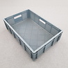 Emtrade Kunststof bak 60x40x15 grijs, geperforeerd, gebruikt Emtrade Kunststof bak 60x40x15 grijs, geperforeerd, gebruikt