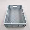 Emtrade Kunststof bak 60x40x15 grijs, geperforeerd, gebruikt Emtrade Kunststof bak 60x40x15 grijs, geperforeerd, gebruikt