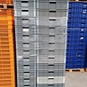 Emtrade Kunststof bak 60x40x15 grijs, geperforeerd, gebruikt Emtrade Kunststof bak 60x40x15 grijs, geperforeerd, gebruikt