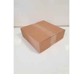 Emtrade (Nieuw) Vouwdoos 255x255x188 mm Enkelgolf Karton Bruin FEFCO 0201 Nieuw