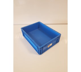 Emtrade 40x30x12 kunststof bak, blauw, PP, gesloten, Auer packaging, gebruikt Emtrade 40x30x12 kunststof bak, blauw, PP, gesloten, Auer packaging, gebruikt