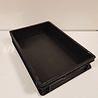 Emtrade Stapelbak, 600x400x120 mm, euronorm, zwart pp, gebruikt