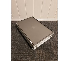 Emtrade Stapelbak met deksel, 600x400x120 mm, euronorm, grijs pp, gebruikt