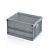 Emtrade Klapkrat, 800x600x450 mm, euronorm, grijs pp, gebruikt Emtrade Klapkrat, 800x600x450 mm, euronorm, grijs pp, gebruikt