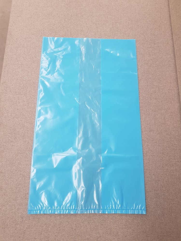 Emtrade Zakken Food LDPE los transp. blauw 400/155x700x0,05, doos 300 stuks, nieuw