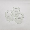 Emtrade pot glas 270ml, hoge hals (h:7,5cm dia:7cm) Emtrade pot glas 270ml, hoge hals (h:7,5cm dia:7cm)